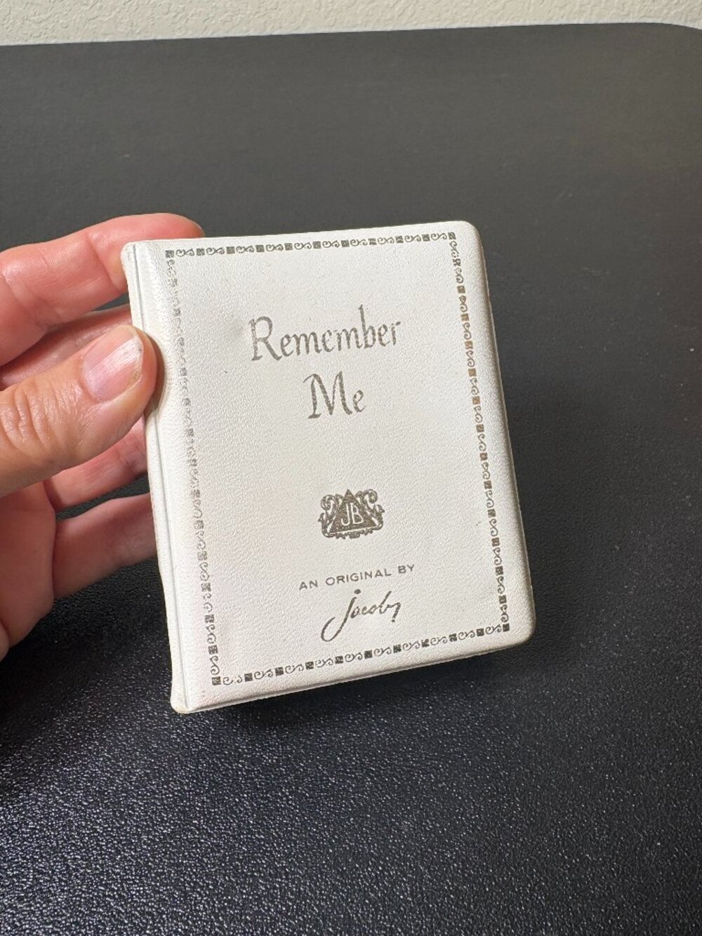 RARE Vintage White Bible Jewelry Box by Jacoby Remember Me